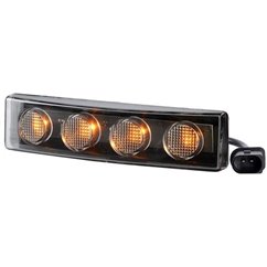 Lampa gabarit 180x45 LED, galbena, cu mufa, compatibil Scania 4&R, LD2010 Horpol