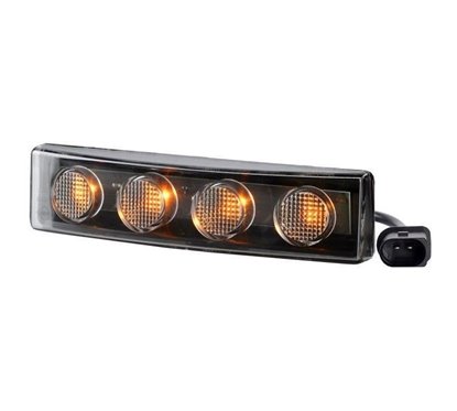 Lampa gabarit 180x45 LED, galbena, cu mufa, compatibil Scania 4&R, LD2010 Horpol