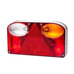 Lampa spate 238x138, 5 functii cu triunghi si mers inapoi, dreapta, FT-088 PCOF Bajonet cu mufa si cablu 1m, Fristom