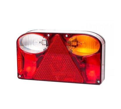 Lampa spate 238x138, 5 functii cu triunghi si mers inapoi, dreapta, FT-088 PCOF Bajonet cu mufa si cablu 1m, Fristom