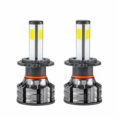 Set 2 becuri H7, LED, 12-24V, 32W, 3200lm, 6000K, 4 Side Series, 02844 Amio