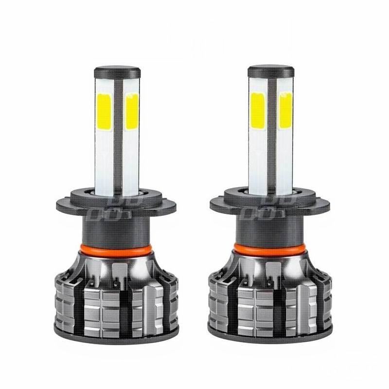 Set 2 becuri H7, LED, 12-24V, 32W, 3200lm, 6000K, 4 Side Series, 02844 Amio