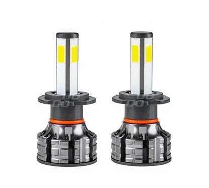 Set 2 becuri H7, LED, 12-24V, 32W, 3200lm, 6000K, 4 Side Series, 02844 Amio