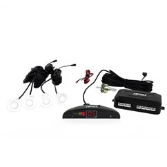 Set 4 senzori de parcare cu afisaj cu LED, albi 01566 Amio