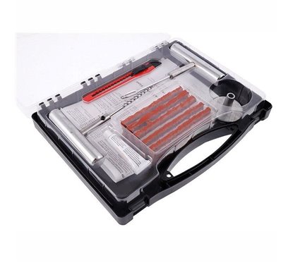 Trusa reparatie cauciuc cu 30 snururi vulcanizare si 4 dispozitive, 63679 Carmotion