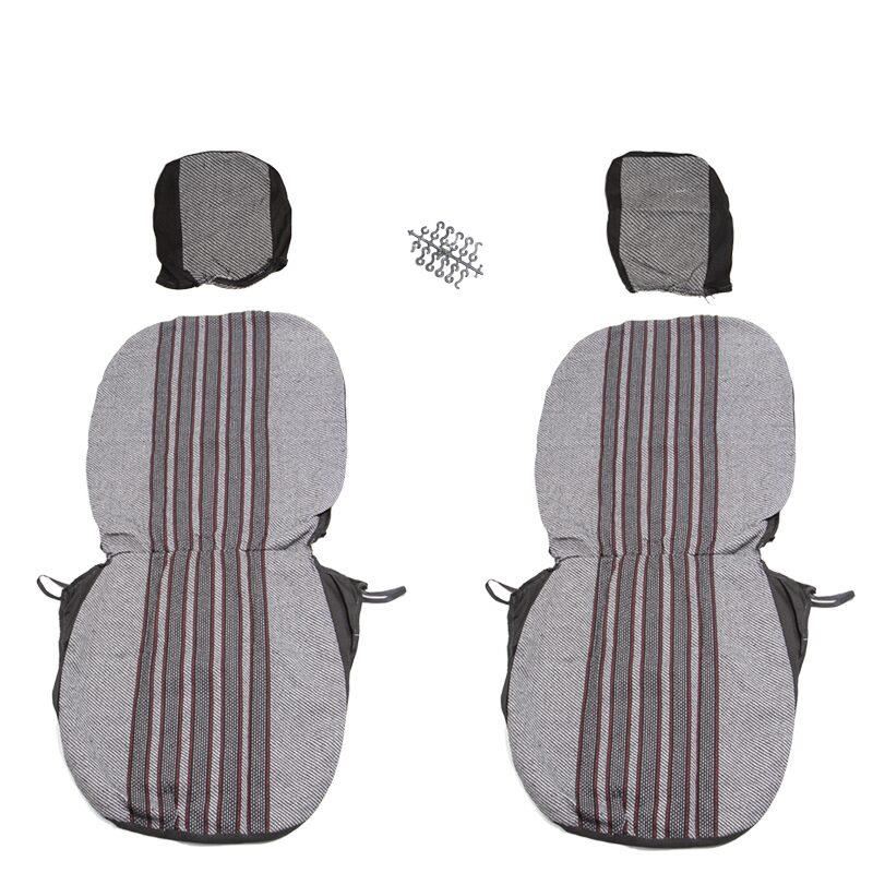 Set huse auto, 2 locuri, stofa , negru cu rosu, DLZ11, Dealiz Set huse auto, 2 locuri, stofa , negru cu rosu, DLZ11, Dealiz