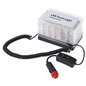 Girofar 12V, h95, LED, rosu-albastru, prindere cu magnet HS-51056C