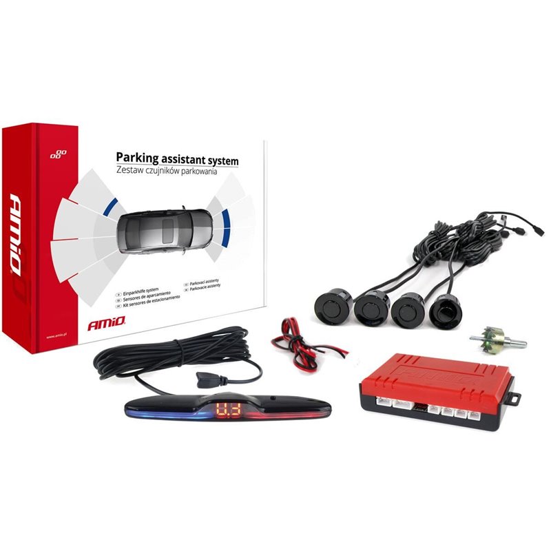 SetÂ 4 senzori parcare Display Max LED, fi22, 02287 Amio