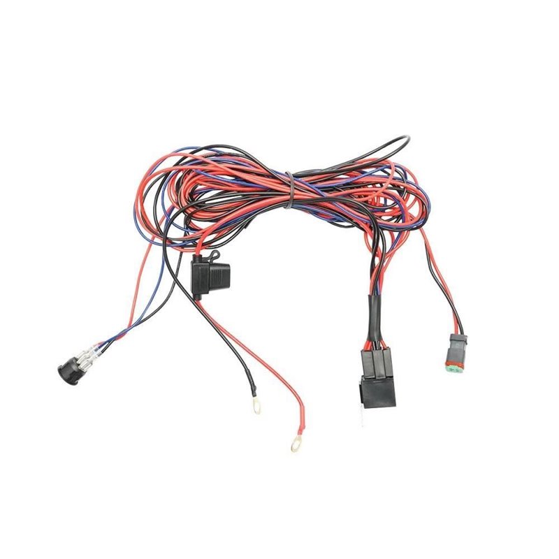 Cablaj electric pentru 1 proiector 12V, 40A, 3m, releu, intrerupator, mufa DT, LB0062