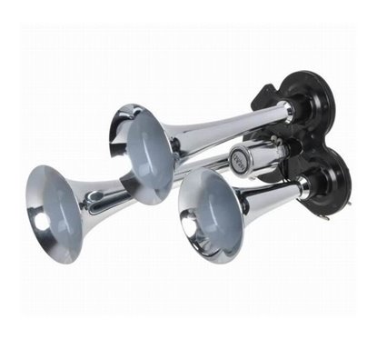 Claxon 12/24V, pe aer, 3 pipe, 31cm BK60104 H.L HornTech