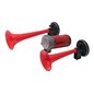 Claxon 12V, 2 pipe, tip goarna, cu compresor, 87612 Carmotion