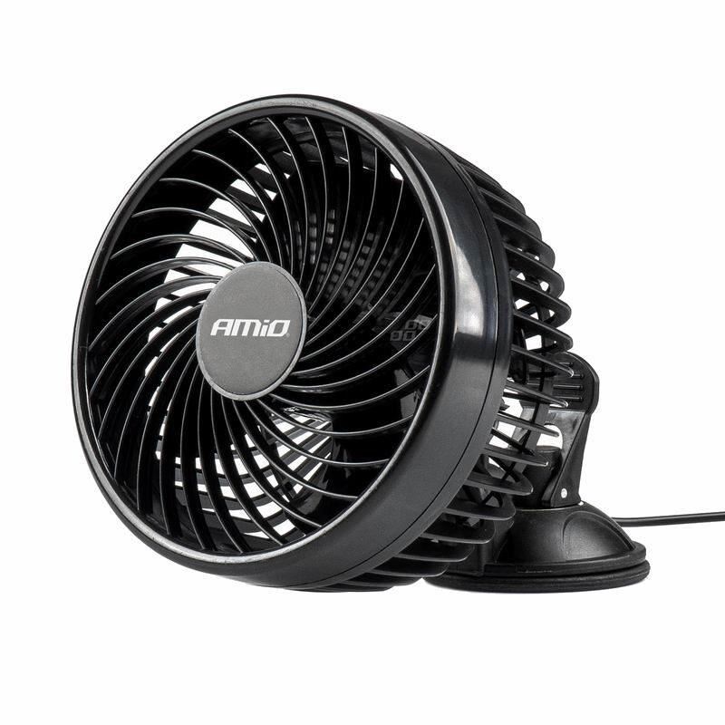 Ventilator 24V, fi15cm, 10W, prindere ventuza, 2 viteze, PRO Series, 03004 Amio 