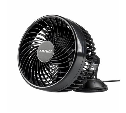 Ventilator 24V, fi15cm, 10W, prindere ventuza, 2 viteze, PRO Series, 03004 Amio 
