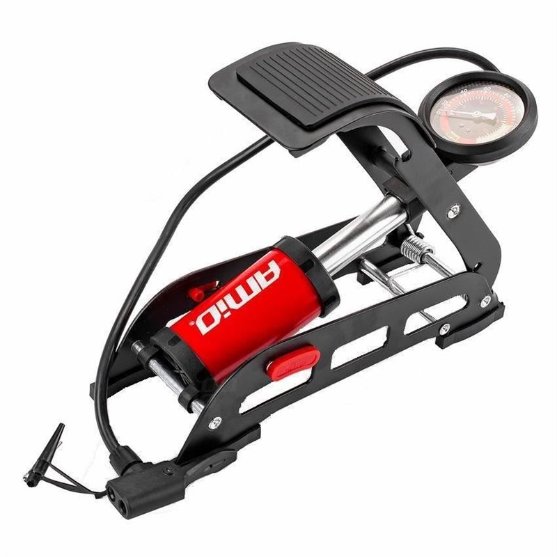 Pompa aer picior 1 cilindru, manometru fi 55, 02893 Amio