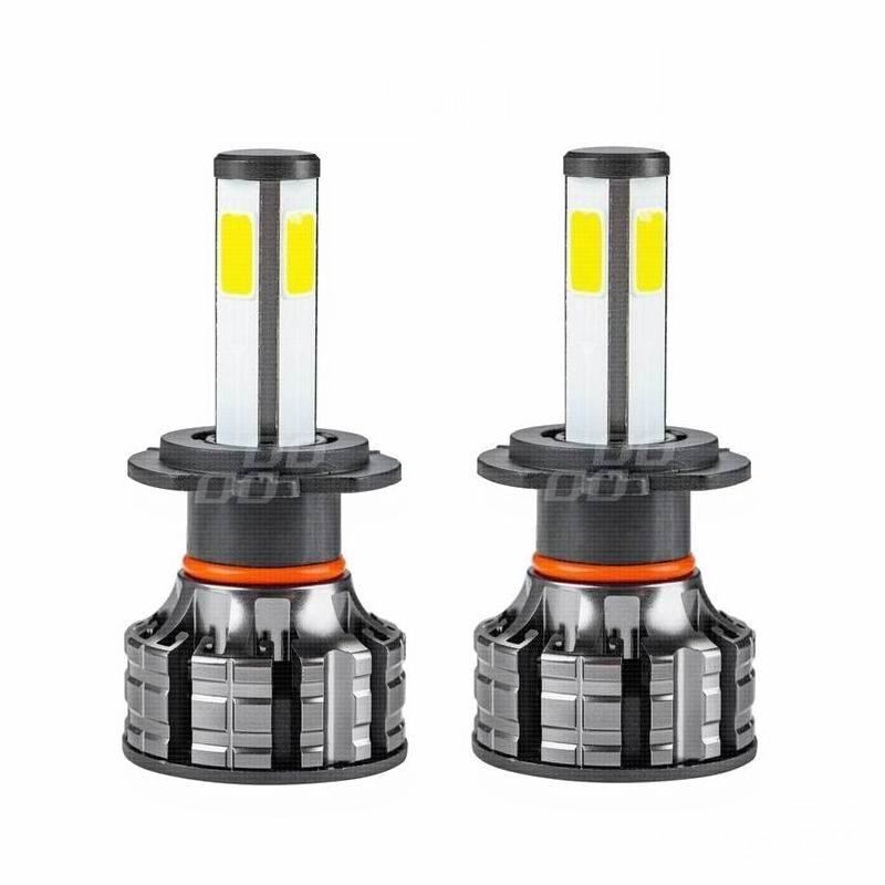 Set 2 becuri HB3, LED, 12-24V, 38W, 3200lm, 6500K, 4 Side Series, 02846 Amio