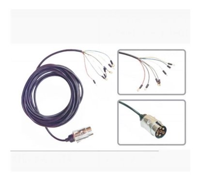 Fisa metal 7pini cu cablu 12m, yly PM12*7/WK