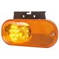 Lampa gabarit 159x74, LED, cu semnalizare, suport, galbena, W161 1152 Was