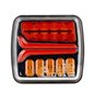 Lampa spate 110x102, 4 functii, iuminare numar, LED, semnalizare dinamica, stanga, L-1868 TruckLed