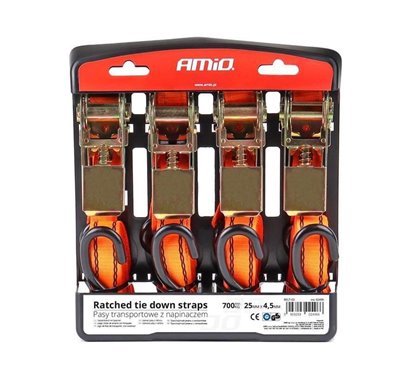 Set 4 bucati chinga fixare marfa 4.5m, 700kg, 02496 Amio