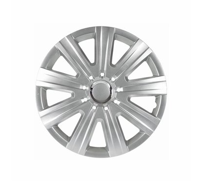 Set 4 capace roti 14inch, Magnum Pro, argintiu cu inel cromat, Argo