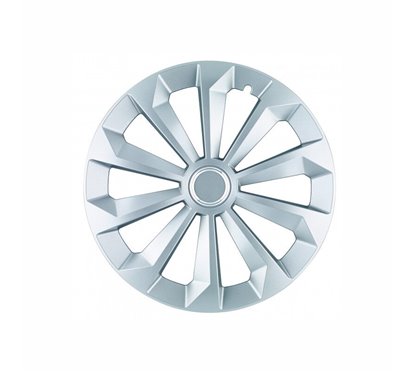 Set 4 capace roti 16inch, Fame, silver cu inel, Jestic