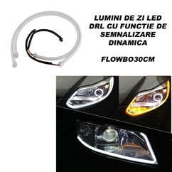 Banda flexibila LED DRL 30cm cu pozitie si semnalizare dinamica FLOWBO30CM