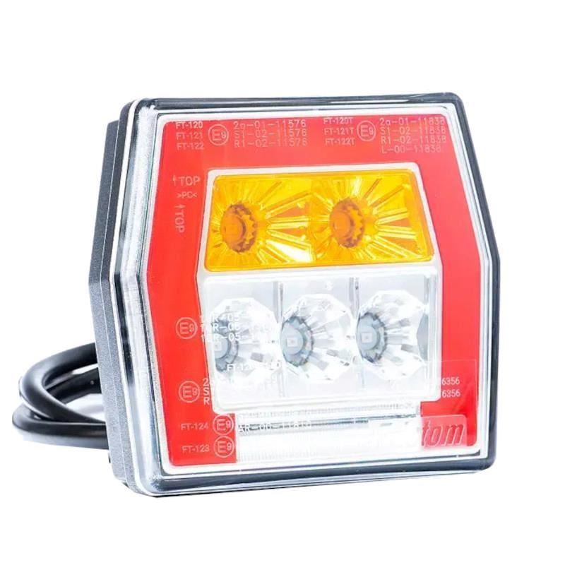 Lampa spate 99,6x93, 4 functii, LED, FT-121T Fristom Lampa spate 99,6x93, 4 functii, LED, FT-121T Fristom