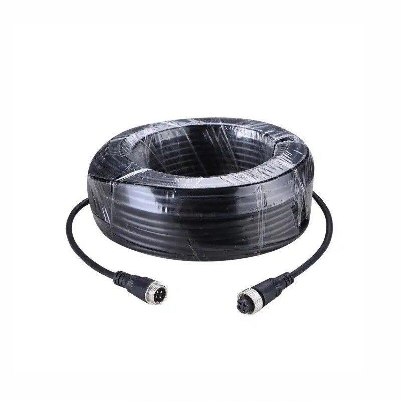 Cablu prelungitor pentru camera mers inapoi 20m, mufa 4 pini, TT.2A20M Cablu prelungitor pentru camera mers inapoi 20m, mufa 4 pini, TT.2A20M