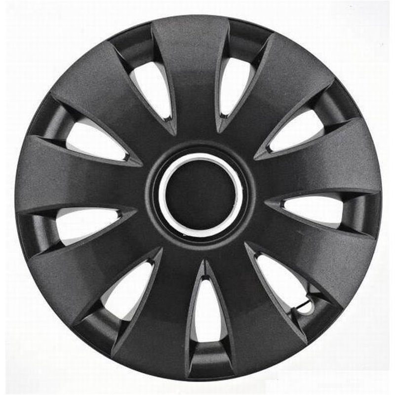 Capace roti 16" Jestic Aura grafit cu inel
