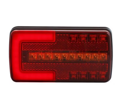 Lampa stop 150x80 cu LED, cu semnalizare dinamica, NeoDynC TruckLed ka L2301