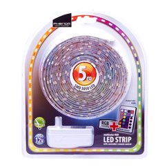 Banda 150 LEBanda cu LED-uri, RGB multicolora, 5M, telecomanda, adaptor 220V, 150Leduri, 420lm/m 55848 PhenomD-uri, 5m RGB, mobi