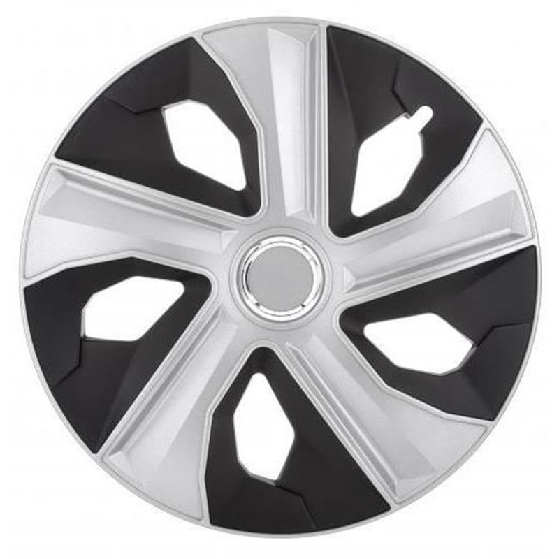 Capace roti 14'' Jestic Luna II cu inel, grafit cu argintiu