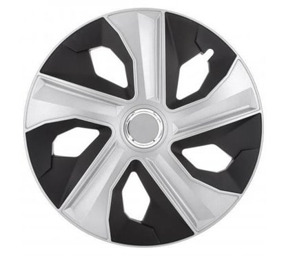 Capace roti 14'' Jestic Luna II cu inel, grafit cu argintiu