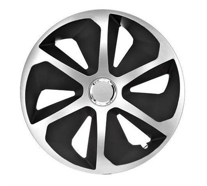 Capace roti 14'' Jestic Roco II cu inel, grafit si argintiu