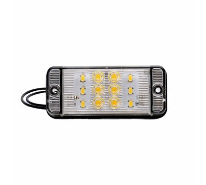 Lampa mers inapoi 2 suruburi, 107x47, 12 LED-uri, 9-36V W84 702 Was 