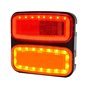 Lampa stop 117x111, 3 functii, LED, stanga / dreapta, Lampdemia W226 1482/I Was
