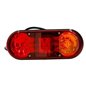 Lampa stop 205x80, 3 functii, LED hibrid, cu cablu, JCB, stanga LZD 2012 Horpol