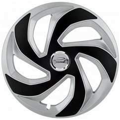Capace roti 14" Jestic Rex II cu inel, grafit si argintiu