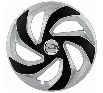 Capace roti 14" Jestic Rex II cu inel, grafit si argintiu