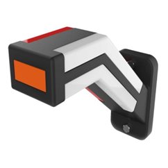 Lampa gabarit cu brat 185mm, oblic la 45°, LED, 3 functii, dreapta, L1906 TruckLed