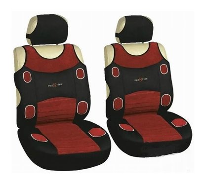 Set huse auto 2 scaune maieu rosii Prestige 47253 Carco
