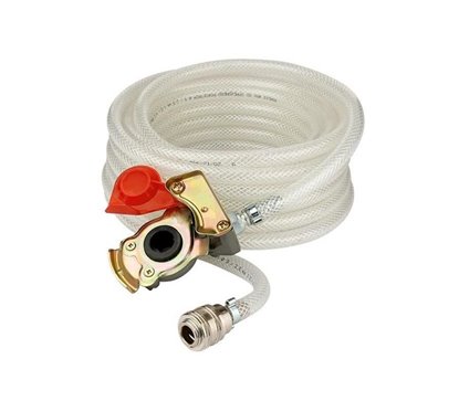 Furtun umflat roti 10m cu cupla aer camion si mufa rapida 63556 Carmotion