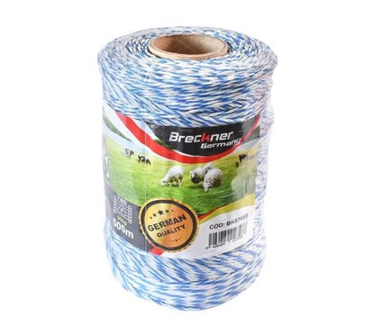 Rola fir alb cu albastru, fi3, 3x0.2mm, 500m, BK87655