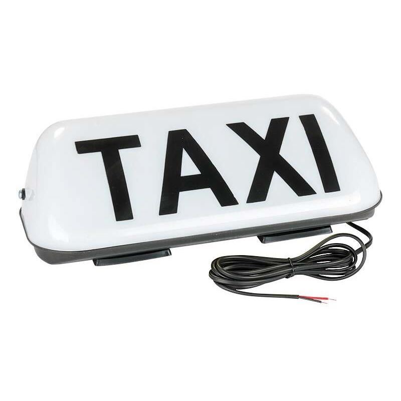 Caseta firma Taxi, LED, alba, cu magnet, fir 170cm, 86860 Carmotion Caseta firma Taxi, LED, alba, cu magnet, fir 170cm, 86860 Carmotion