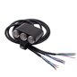 Intrerupator 3 butoane, iluminare LED diferite culori, aluminiu, pentru scuter, atv, prindere pe ghidon, WCC001 Intrerupator 3 butoane, iluminare LED diferite culori, aluminiu, pentru scuter, atv, prindere pe ghidon, WCC001
