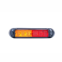 Lampa stop 130x29, 3 functii, LED, 12-24V, cu suport, LZD 2964 Horpol