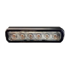Proiector stroboscopic 6 LED-uri girofar, in grila, 128x28mm LW0032-ALR TruckLed