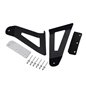 Set suporti prindere laterala Led bar, prindere pe stalp, CRG001 
