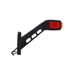 Lampa gabarit cu brat 186mm, cotit la 45°, Led NEON, 3 functii, dreapta, W48N LOGO 2049NP Was