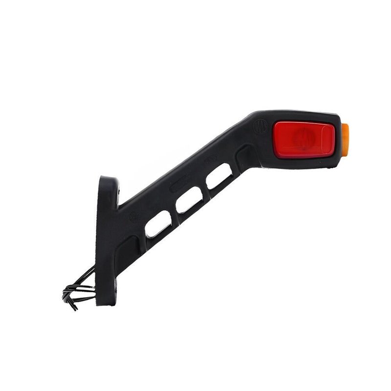 Lampa gabarit cu brat 186mm, cotit la 45°, Led NEON, 3 functii, dreapta, W48N LOGO 2049NP Was Lampa gabarit cu brat 186mm, cotit la 45°, Led NEON, 3 functii, dreapta, W48N LOGO 2049NP Was